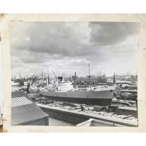 127 - Quantity of vintage black and white photographs of maritime interest to include the Clifton Club 192... 