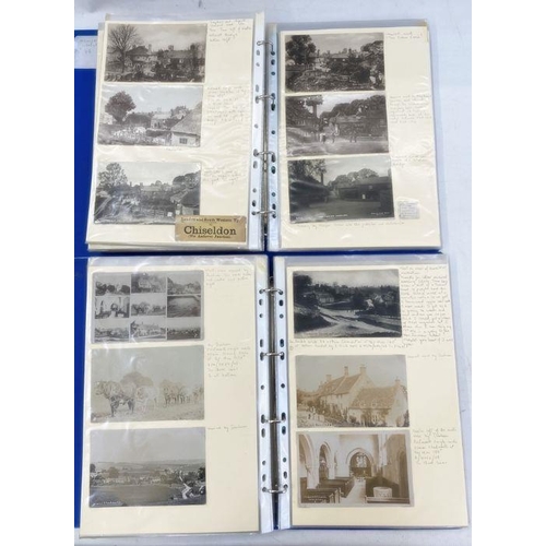 146 - Four late nineteenth and early twentieth century (until Second World War) albums of Midland, southwe... 