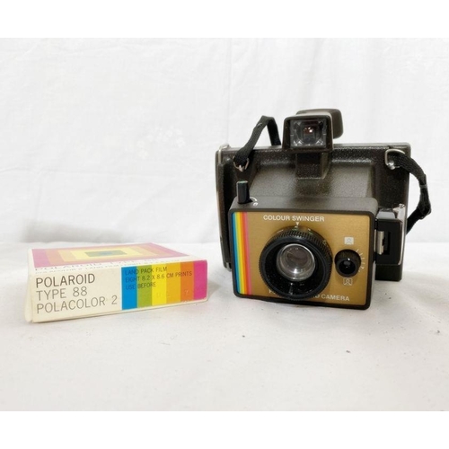 178 - Polaroid colour Swinger Land camera with land film, boxed