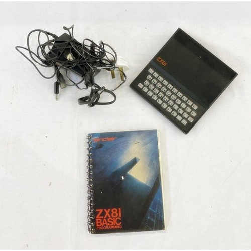 179 - Sinclair ZX81 personal computer system with basic programing booklet