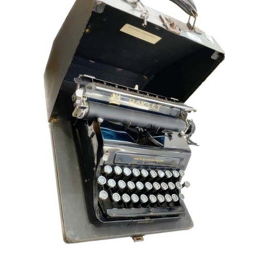 256 - Bar-Let model 2 typewriter in case