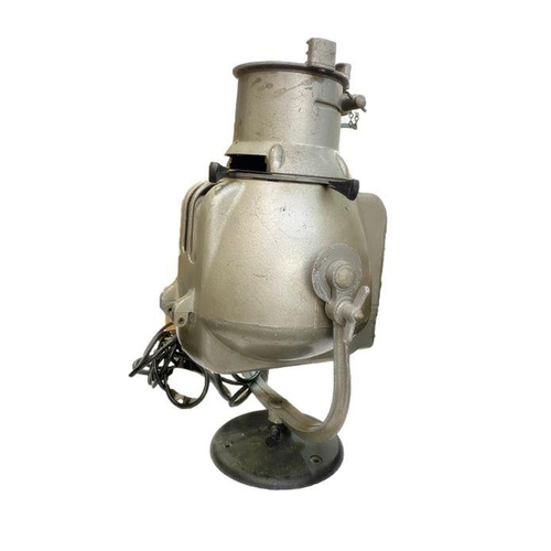 257 - A mid 20th century metal studio spot lamp by Strand Electric