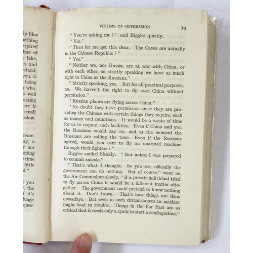 27A - Johns, W. E. Quantity of Biggles to include 1948 Hodder & Stoughton ‘Biggles Hunts Big Game’ in uncl... 