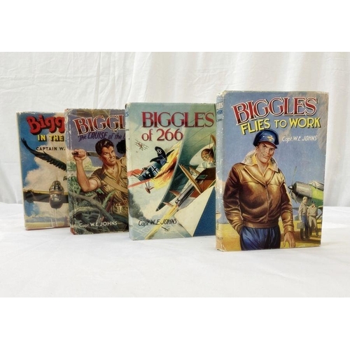 27A - Johns, W. E. Quantity of Biggles to include 1948 Hodder & Stoughton ‘Biggles Hunts Big Game’ in uncl... 