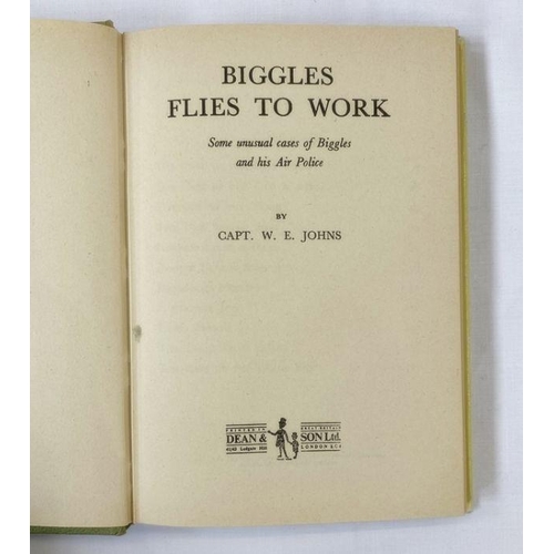 27A - Johns, W. E. Quantity of Biggles to include 1948 Hodder & Stoughton ‘Biggles Hunts Big Game’ in uncl... 