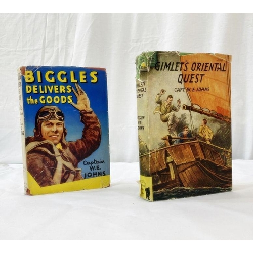 27 - Johns, W. E. Quantity of Biggles to include first editions, including 1948 ‘Biggles’ Second Case’, 1... 