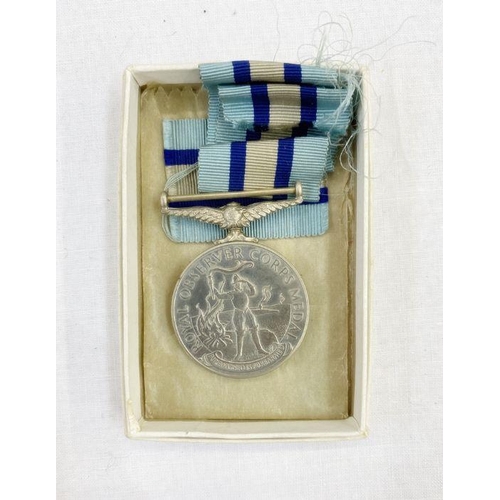 285 - Royal Observer Corps medal named to 'Chief Observer. O. R. Pike', warden and freeman medal of Malmes... 