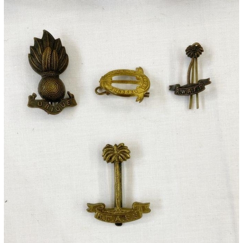 299 - Three military West African personal ashtrays, Lagos Defence Force, R.W.A.F.F. and UBIQUE, various c... 