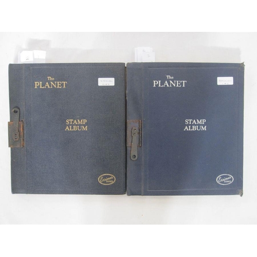 300 - GB, British Empire and Rest of World: 2 blue ‘Planet’ albums of mint and used definitive, commemorat... 