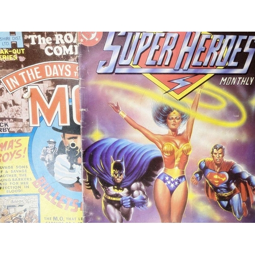 48 - COMICS -  Mid and later 20th century to include 'Adventure' 'Dan Dare'  '2000 AD ' ' Batman' 'Superh... 