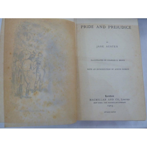 89 - Austen, Jane
 Works, Macmillan's Illustrated Standard Novels 1903 to include:- 