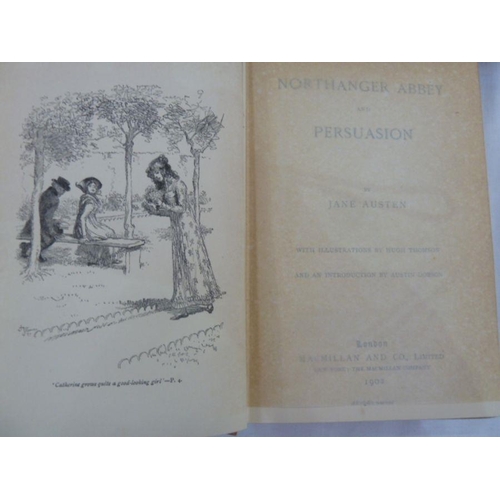 89 - Austen, Jane
 Works, Macmillan's Illustrated Standard Novels 1903 to include:- 