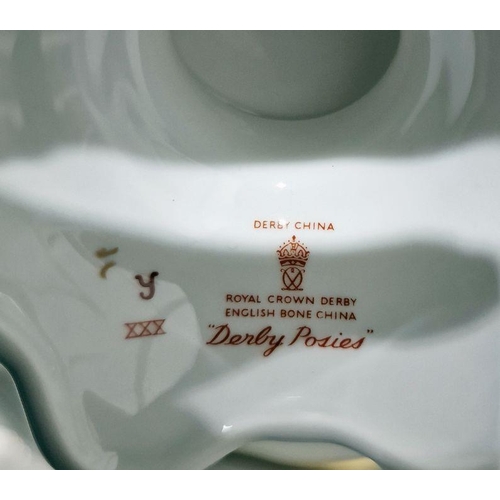 10 - Royal Crown Derby bone china Derby Posies pattern part-dinner and tea service, printed iron-red mark... 