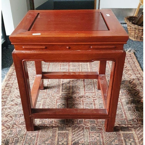 1101A - Chinese rosewood square occasional table