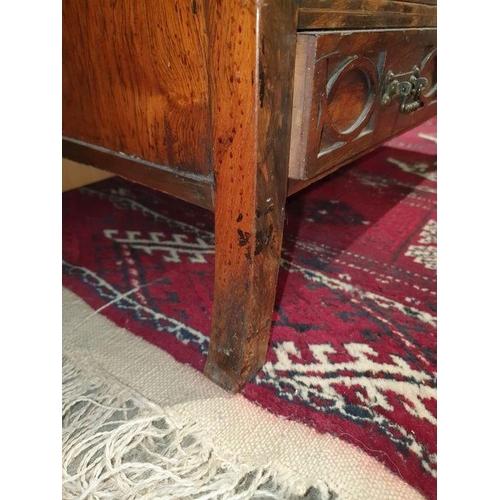 1242 - Late Victorian rosewood side cabinet, single drawer, glazed and mirrored door on square section spla... 