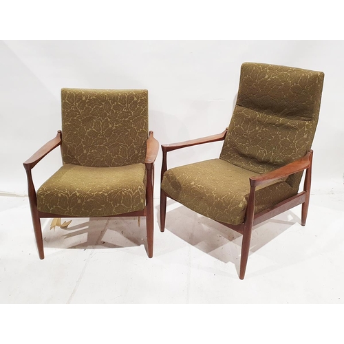 1351 - Pair of G-Plan teak-framed armchairs (2)