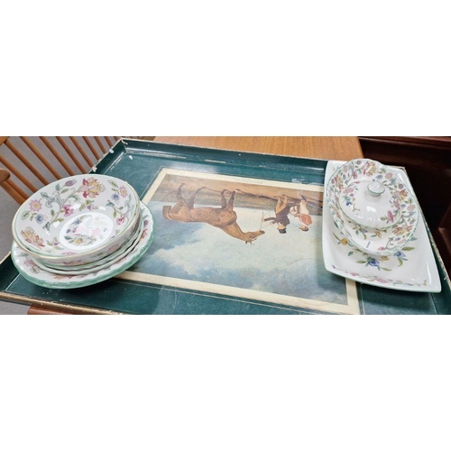 15 - Copeland Spode Gloucester pattern part-tea service comprising 8 teacups, 8 saucers and 8 side plates... 