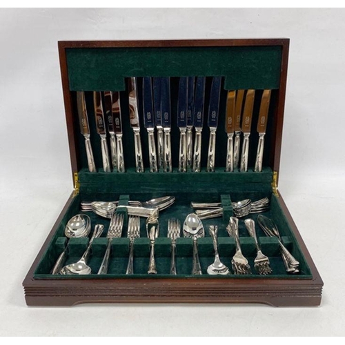 235 - Cased canteen of George Butler, Sheffield cutlery