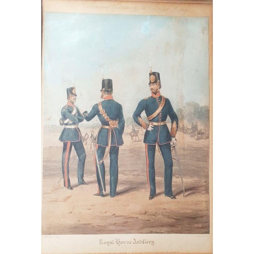 296 - After L Mansion (19th century) 
 Colour prints 
 Officers of the British Army, no.13 'Corps of Royal... 