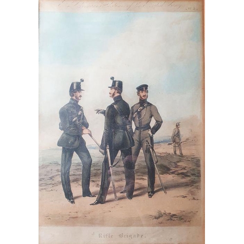 296 - After L Mansion (19th century) 
 Colour prints 
 Officers of the British Army, no.13 'Corps of Royal... 