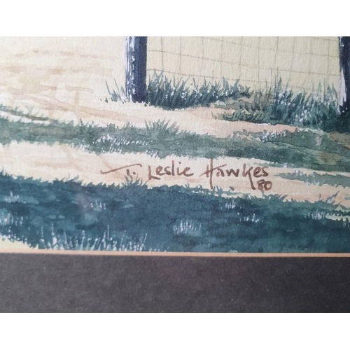 312 - T Lesley-Hawkes (20th century) 
 Watercolour 
 