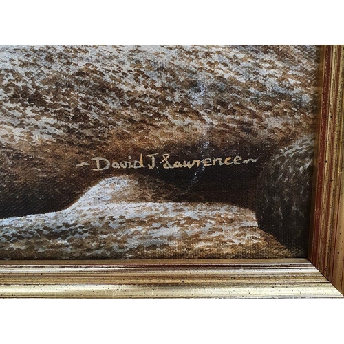 369 - David J Lawrence (Contemporary) 
 Oil on canvas
 