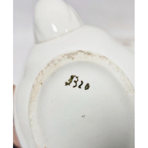 6 - Allertons Ltd pottery solitaire, circular 1900, printed crowned marks, printed, painted and gilt wit... 