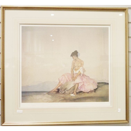 407 - Sir William Russell Flint 
 Two colour prints
 One no. 722/850 with studio blind stamp to margin (2)