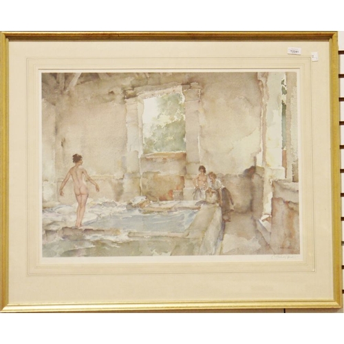 411 - William Russell Flint 
 Colour print 
 