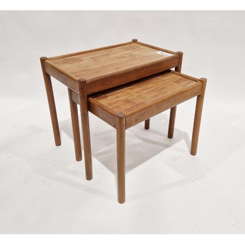 1132 - Modern table-top writing desk, 62.5cm wide and a modern octagonal occasional table, 45cm wide a 20th... 