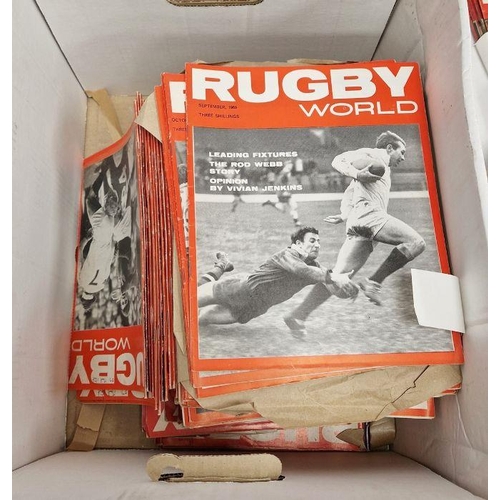 142 - Collection of Rugby World magazines 1960-1976