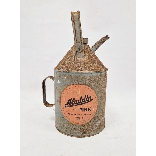 159 - Aladdin pink 'The Premier Paraffin' can, 36cm high approx.