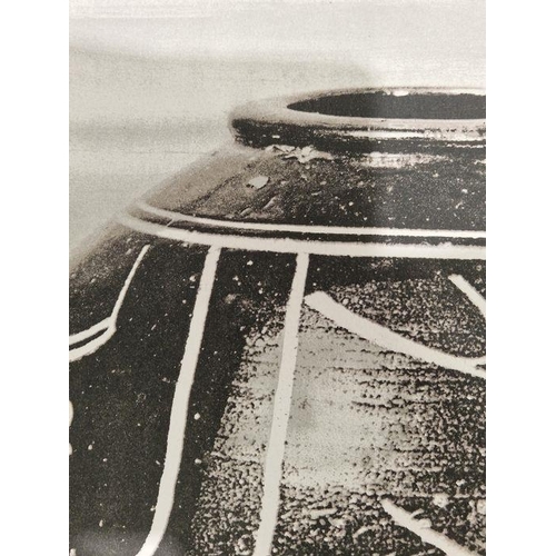 271 - After Bernard Leach (1887-1979)
 Lithographic print 
 'Black Jar' printed at the Curwen Studios 1974... 