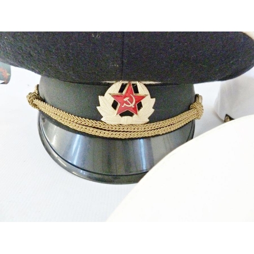 172 - Collection of eleven military and peace caps (11)