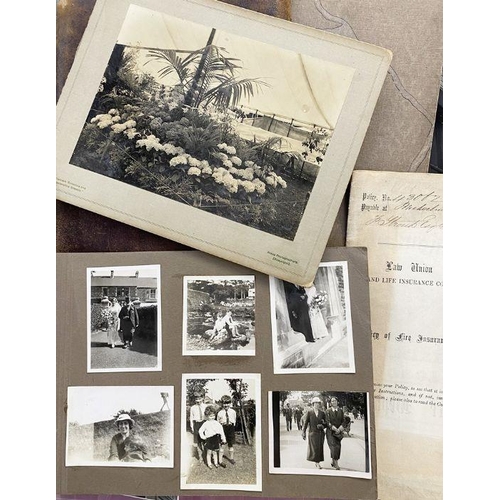 207 - Various photographs to include 'A Royal Subject, Cheltenham, Gloucestershire, as she is shown around... 