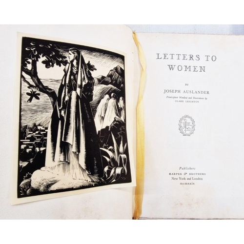 241 - Golden Cockerel Press - Rutter, Owen 'We Happy Few, an Anthology by Owen Rutter', engravings by John... 