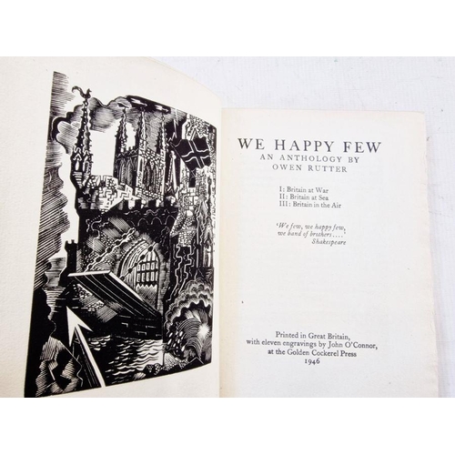 241 - Golden Cockerel Press - Rutter, Owen 'We Happy Few, an Anthology by Owen Rutter', engravings by John... 