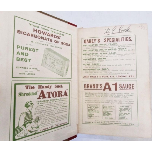 256 - Mrs Beeton's Household Management, Ward Locke & Co., new edition, colour frontis, colour and other p... 