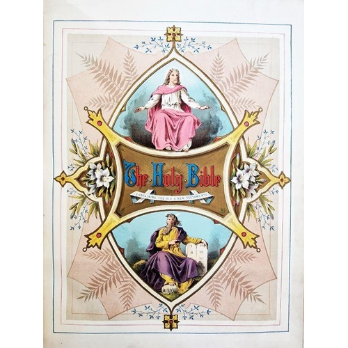 306 - Holy Bible, Rev. John Brown, Edinburgh, Thomas C. Jack, frontis portrait with tissue guard, chromoli... 