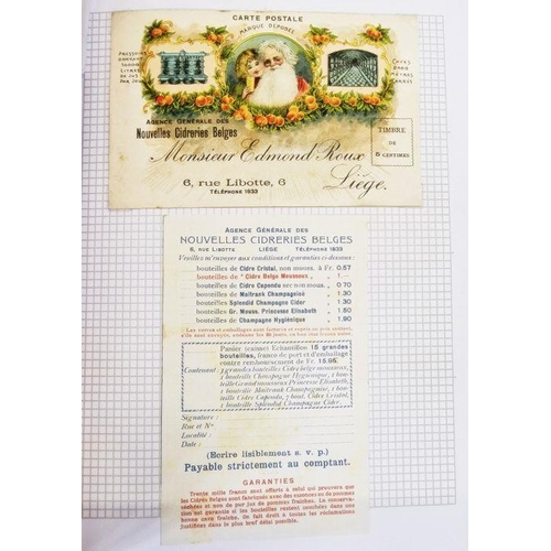 41 - Belgium: red 'Centaur' album with specific stamp issues relating to Liege and Liege postal history f... 