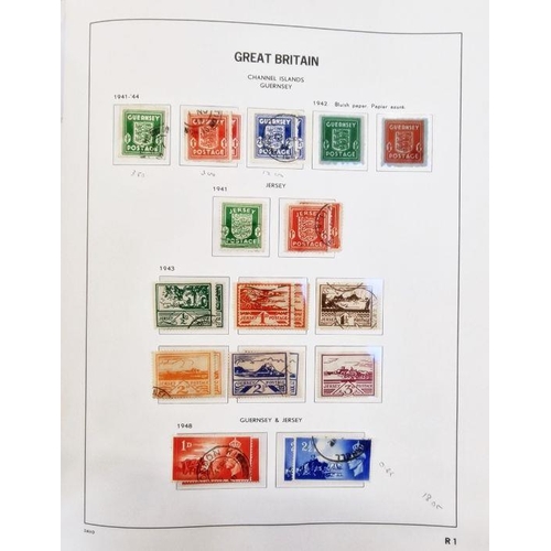 51 - GB: purposed blue S.G stamp album of some 115 pages of QV to QEII definitive, commemorative, officia... 