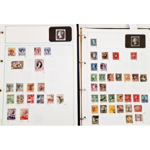 53 - All world boxed four album A-Z collection of mint and used definitives, commemoratives and others su... 