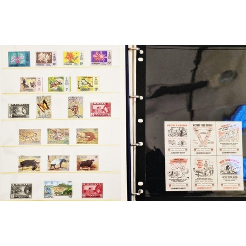 53 - All world boxed four album A-Z collection of mint and used definitives, commemoratives and others su... 