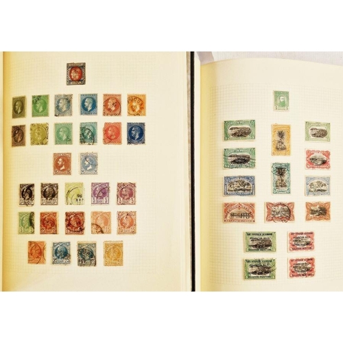 59 - All World - boxed accumulation of all world stamps in six albums, stockbook, packets/sleeves, mint a... 