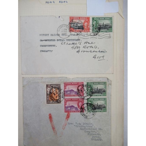 69A - GB and British Empire/ Commonwealth: Green 'Simplex' album, three first day cover albums and packet ... 