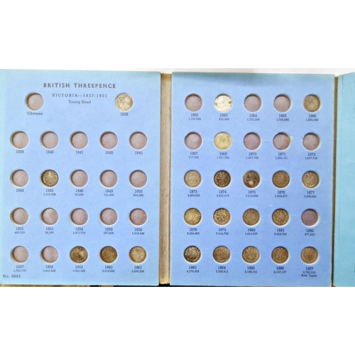 72 - Box of mixed World coins including four nickel £5 coins, three US paper dollars, partly completed Wh... 