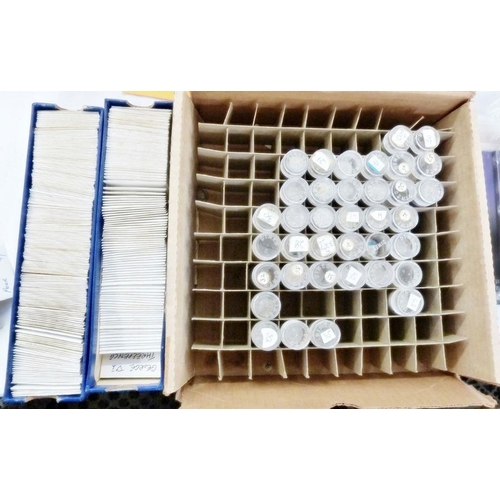 84 - Large group of silver (.500) pre 47 3d combined weight 2463g/79.18oz, with a box (cardboard) contain... 