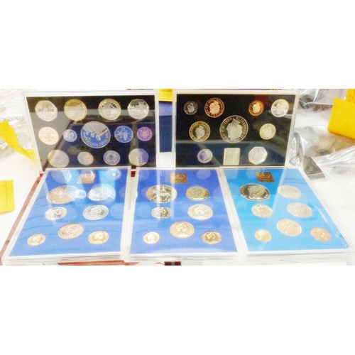 91 - Collection of proof sets, six 1971, 1972, two 1977, 2006 and 1999