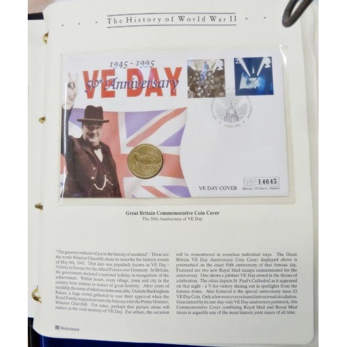 92 - Folder of coins of first day covers (21)