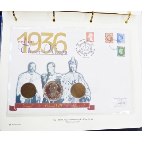 92 - Folder of coins of first day covers (21)